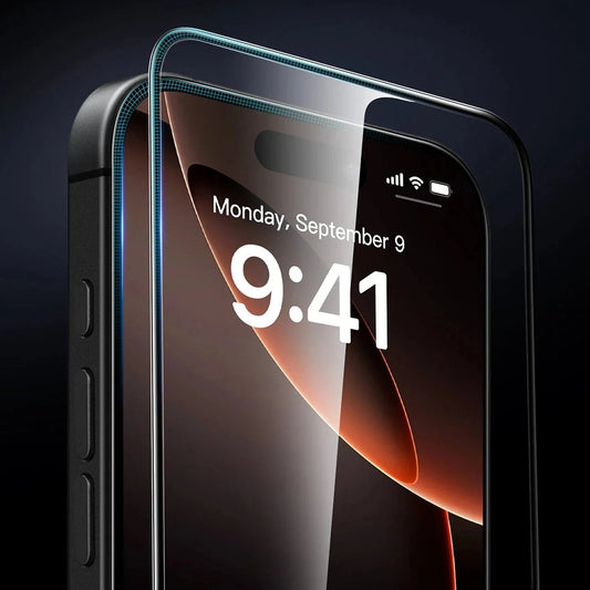 Schutzfolie ESR Armorite UltraFit für Apple iPhone 17 Pro Max, gehärtetes Glas, Full Glue, Set 3 Stück