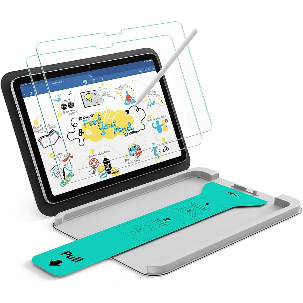 ESR Paper Feel UltraFit Displayschutzfolie für Apple iPad Air 13 (2026) / Air 13 (2025) / Air 13 (2024), Kunststoff, 2er-Set