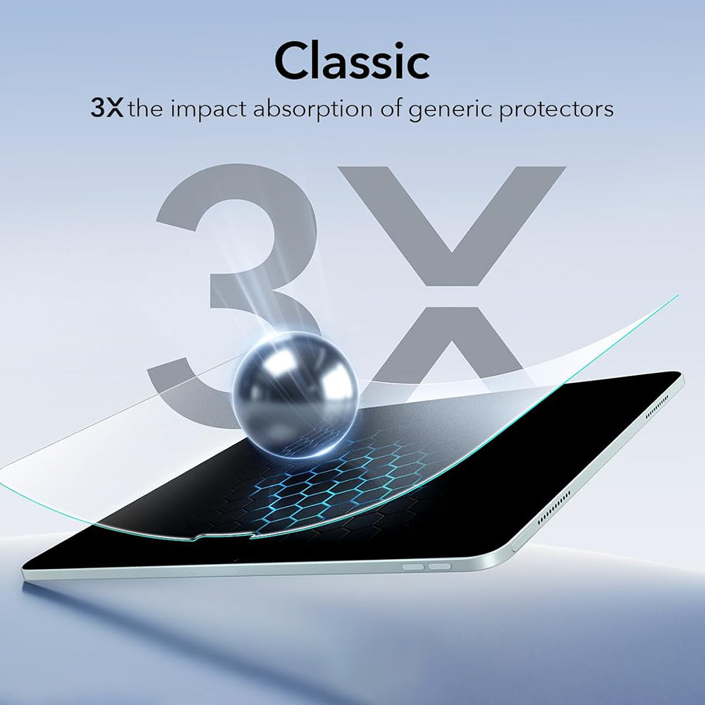 ESR Paper Feel UltraFit Displayschutzfolie für Apple iPad Air 13 (2026) / Air 13 (2025) / Air 13 (2024), Kunststoff, 2er-Set