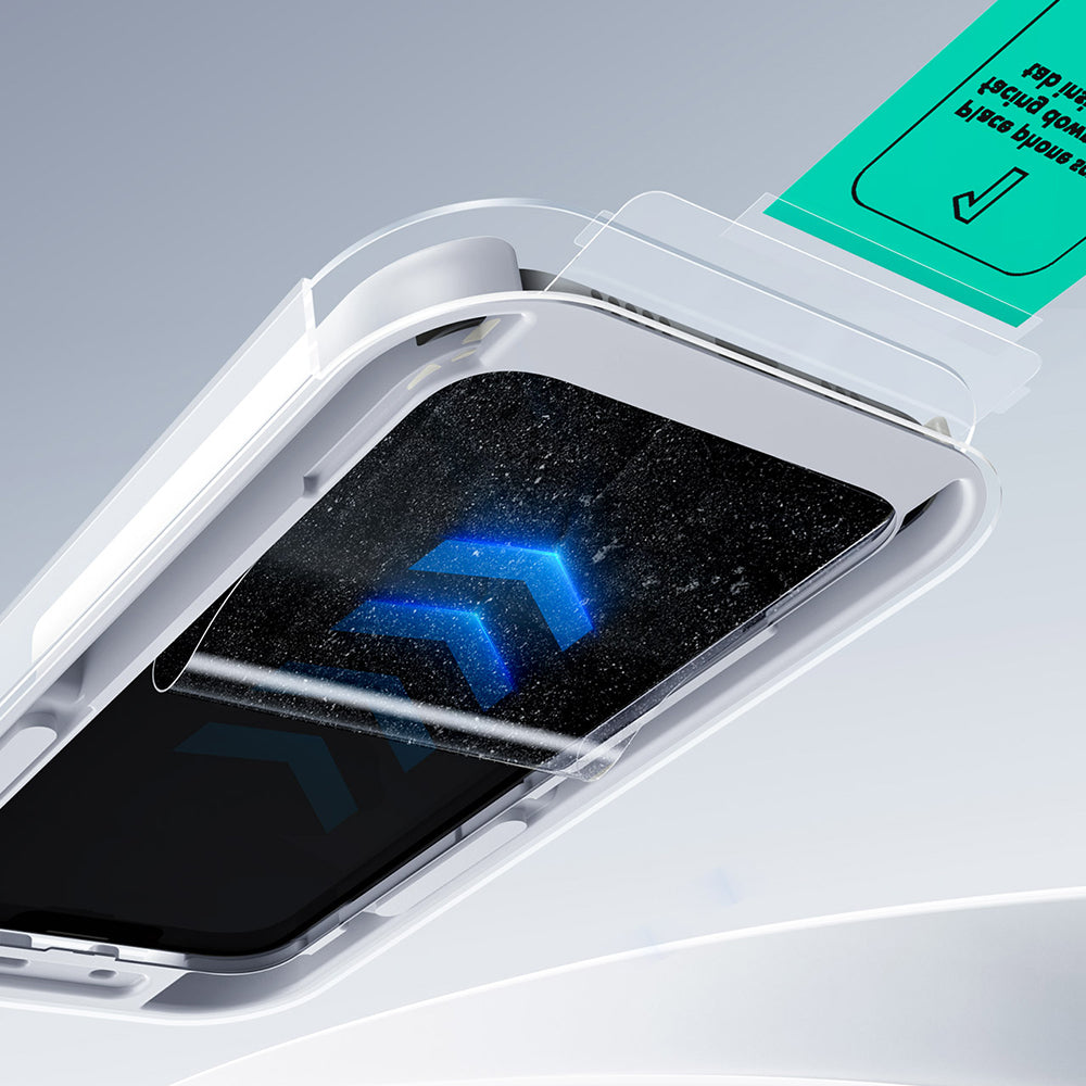 ESR UltraFit Classic Displayschutzfolie für Apple iPhone 18 Pro / 17 Pro, gehärtetes Glas, Full Glue, 2 Stück Set, Schwarz
