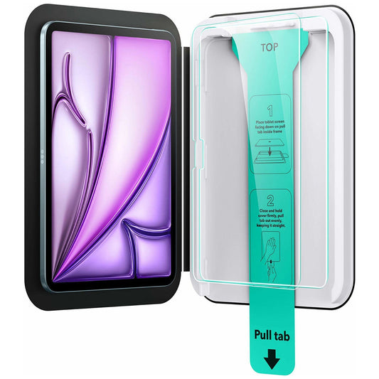Schutzfolie ESR UltraFit für Apple iPad Air 11 (2025) / Air 11 (2024), gehärtetes Glas, Full Glue, Set mit 2 Stück