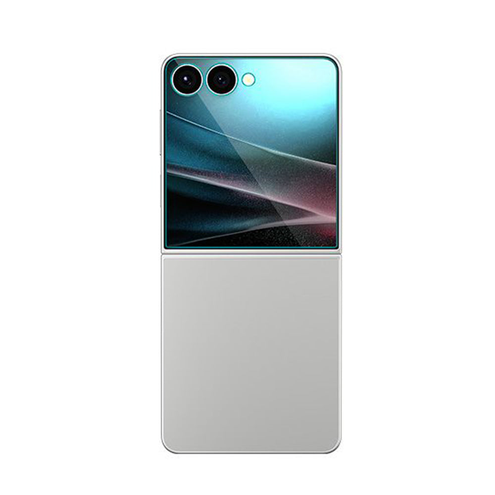 Spigen GlastR EZ FIT Exterior Screen Protector for Samsung Galaxy Z Flip8 F776 / Z Flip7 F766, Tempered Glass, Full Glue AGL09586