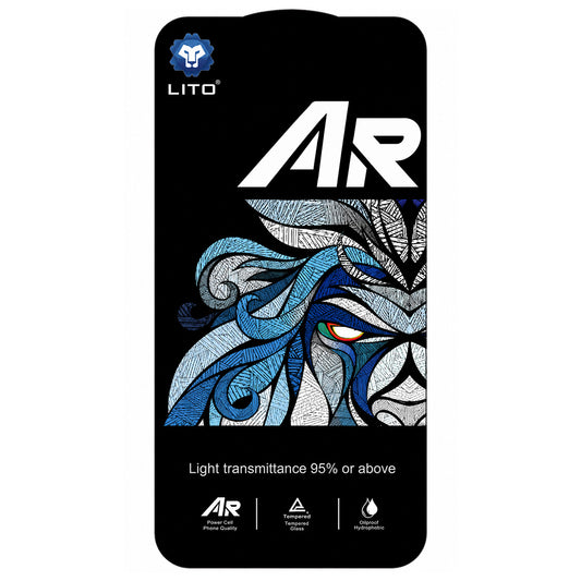 Lito AR SE Displayschutzfolie für Apple iPhone 18 Pro Max / 17 Pro Max, gehärtetes Glas, Vollkleber, Schwarz