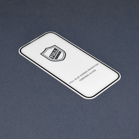 Lito Displayschutzfolie für Apple iPhone 15, gehärtetes Glas, Full Glue, 2.5D, Schwarz