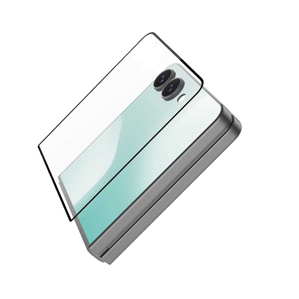 Nillkin CP+ Pro Außendisplay-Schutzfolie für Samsung Galaxy Z Flip8 F776 / Z Flip7 F766, gehärtetes Glas, Vollkleber, Schwarz
