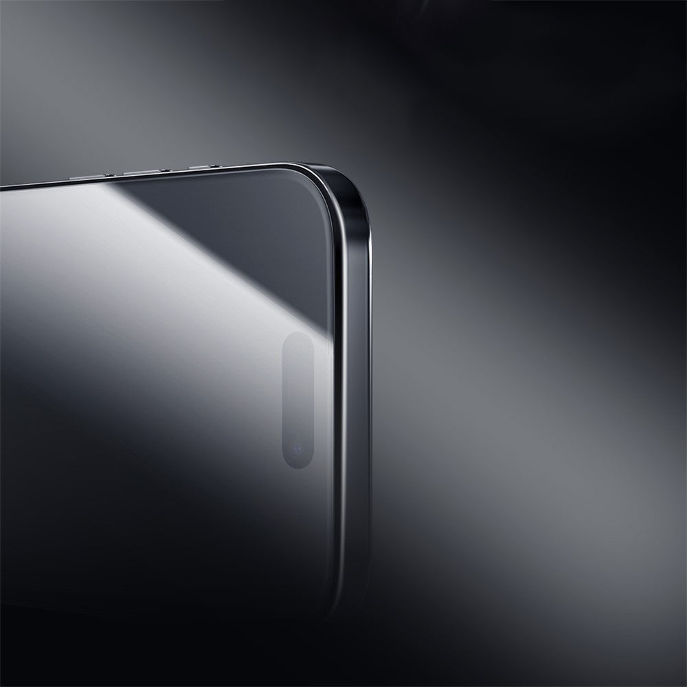 Nillkin CP+ Pro Displayschutzfolie mit Applikator für Apple iPhone 16, gehärtetes Glas, Vollkleber, schwarz