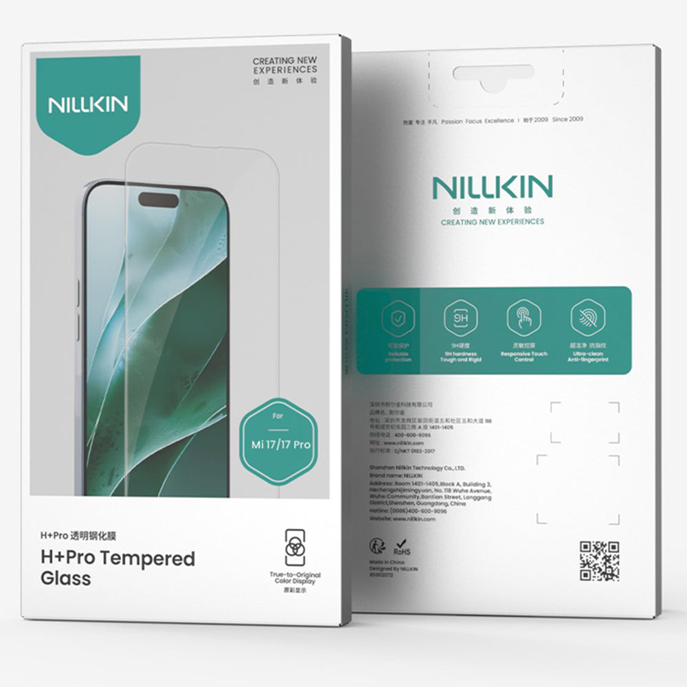 Nillkin H+ Pro Displayschutzfolie für Xiaomi 17 Pro / 17, gehärtetes Glas, Full Glue