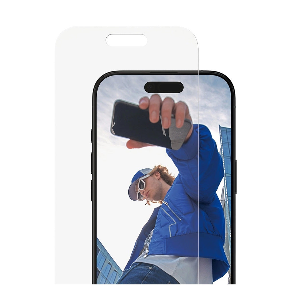 Schutzfolie PanzerGlass Classic Fit EasyAligner für Apple iPhone 17 Air, gehärtetes Glas, Vollkleber
