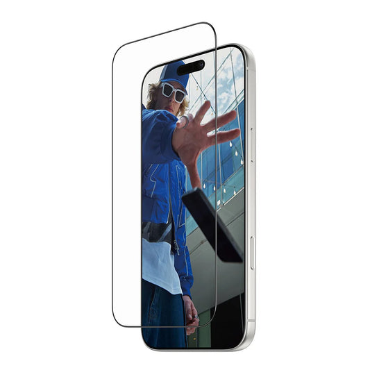 Schutzfolie PanzerGlass Ultra-Wide Fit Fastfit für Apple iPhone 17 Pro Max, gehärtetes Glas, Full Glue, Schwarz