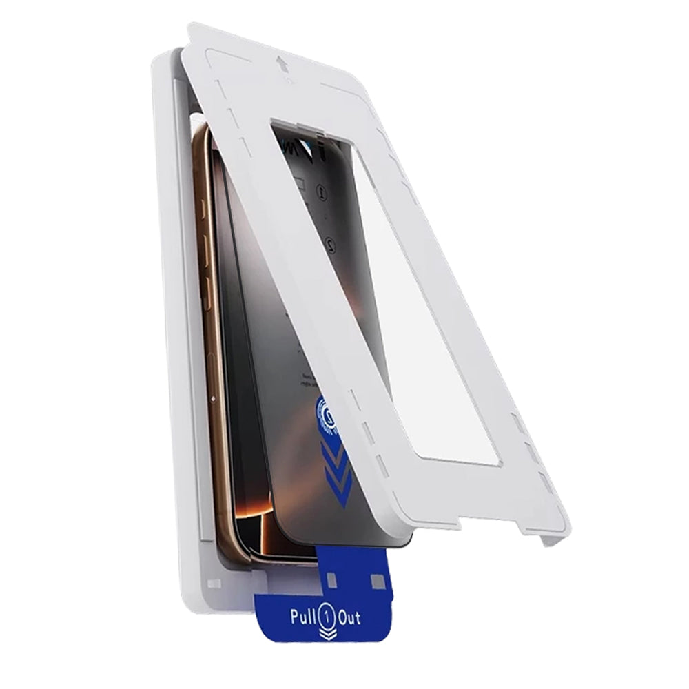 Schutzfolie Privacy Anank 5X Reinforced Applicator für Apple iPhone 17 Pro Max, Gehärtetes Glas, Full Glue, 2.5D