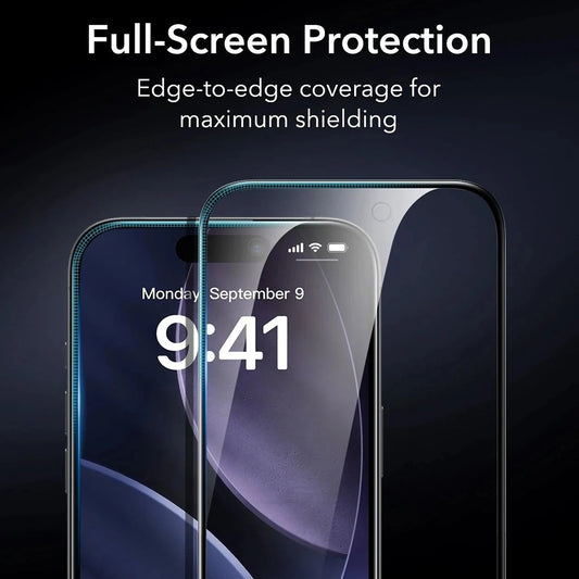 Schutzfolie Ecran Privacy ESR Armorite UltraFit für Apple iPhone 17 Air, Gehärtetes Glas, Vollverklebung, Set 3 Stück