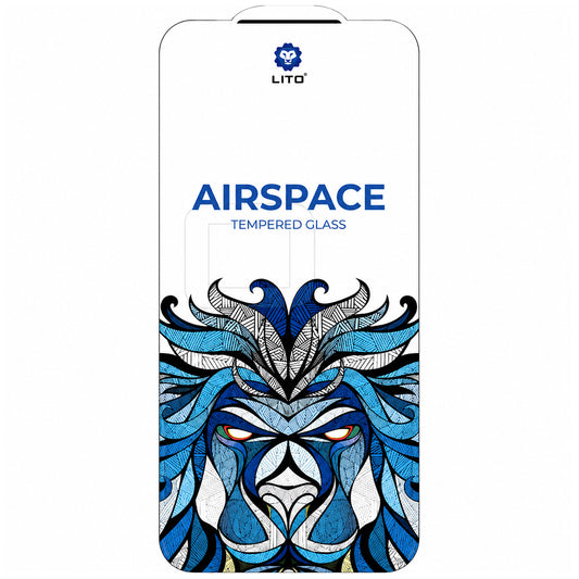 Lito Airspace Border Displayschutzfolie für Apple iPhone 18 Pro Max / 17 Pro Max, gehärtetes Glas, Vollkleber