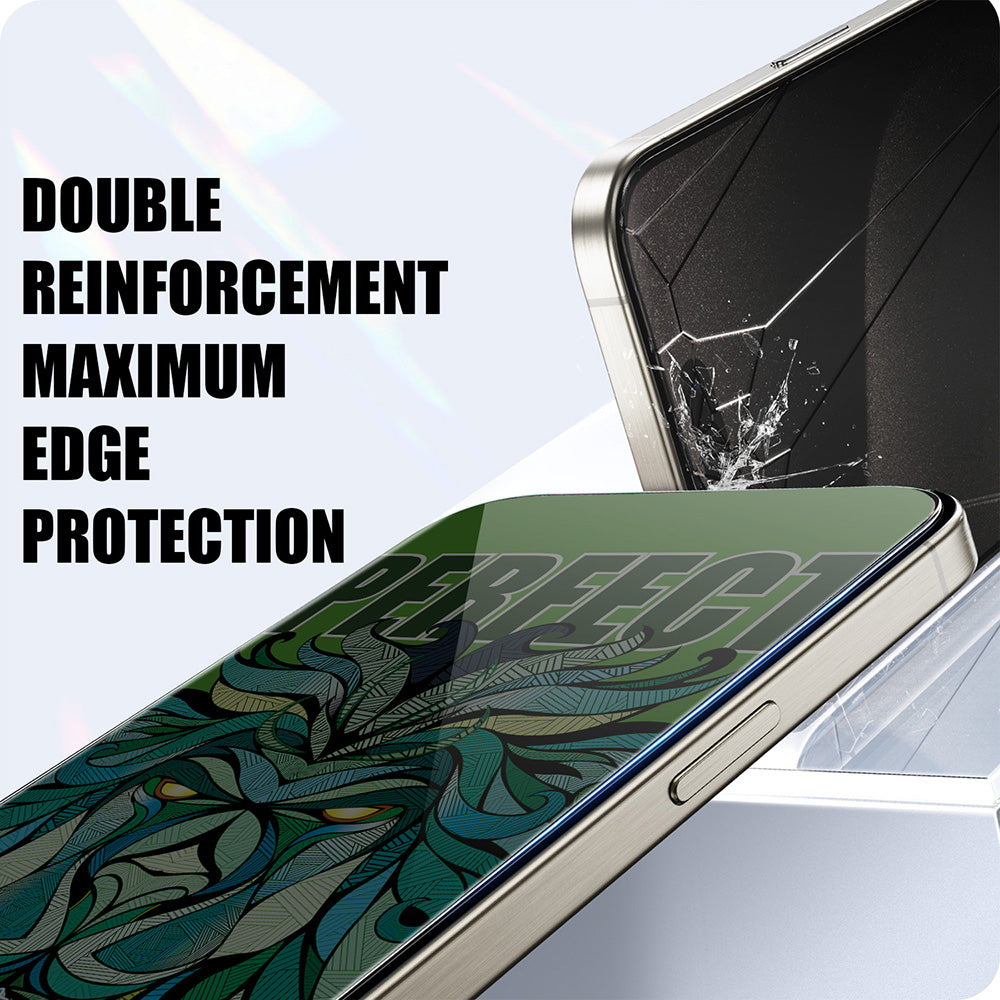 Schutzfolie Privacy Lito D+ Max Strong für Apple iPhone 17 Pro, gehärtetes Glas, Full Glue