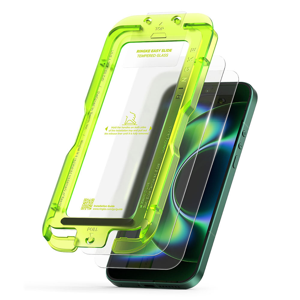 Ringke Easy Slide Displayschutzfolie für Xiaomi 17 Ultra, gehärtetes Glas, Full Glue, 2 Stück Set