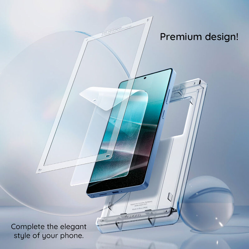 Schutzfolie Spigen Elite Shield EZ FIT HD für Samsung Galaxy S25+ S936, Kunststoff AFL09087