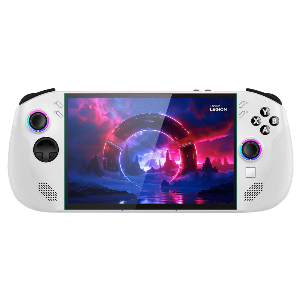 Schutzfolie Spigen GlastR Slim für Lenovo Legion Go S, Gehärtetes Glas, Vollverklebung, Set mit 2 Stück AGL09773