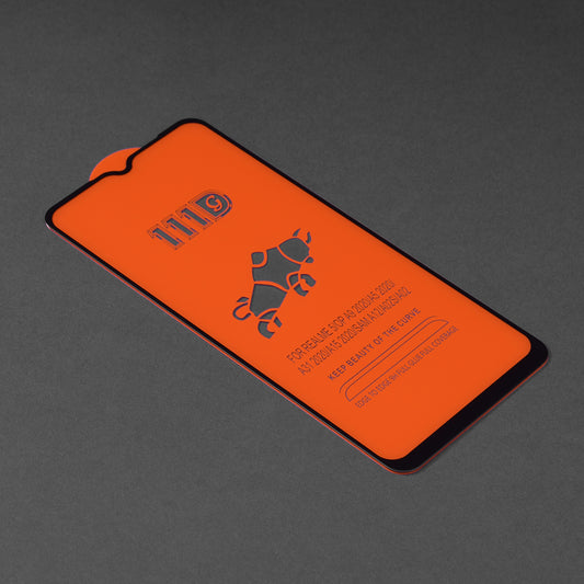 Techsuit Displayschutzfolie für Honor 70 Lite / X6 / X8 5G, gehärtetes Glas, Full Glue, 111D, Schwarz