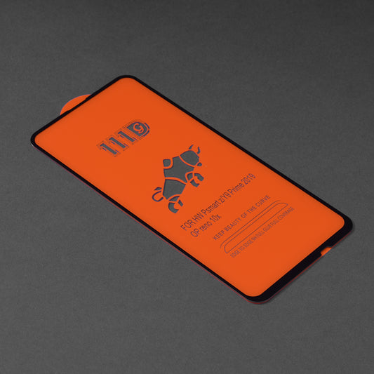 Techsuit Displayschutzfolie für Huawei Y9 Prime (2019) / P Smart Z, gehärtetes Glas, Full Glue, 111D, Schwarz