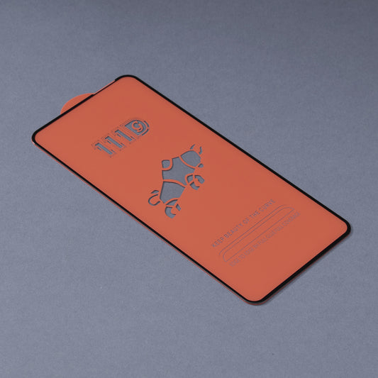 Techsuit Displayschutzfolie für OnePlus Nord N200 5G / Oppo A74 5G / A54 5G, gehärtetes Glas, Full Glue, 111D, Schwarz
