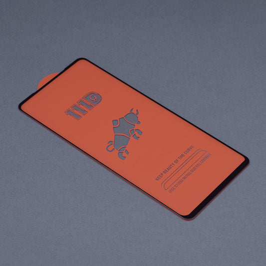 Techsuit Displayschutzfolie für Realme 8 Pro / 8, gehärtetes Glas, Full Glue, 111D, Schwarz
