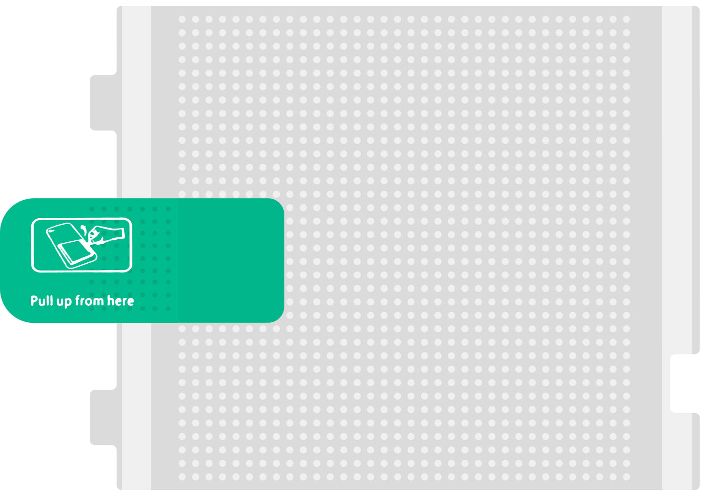 Nokia G42 Akku-Entnahmefolie, Service Pack A020074040H001