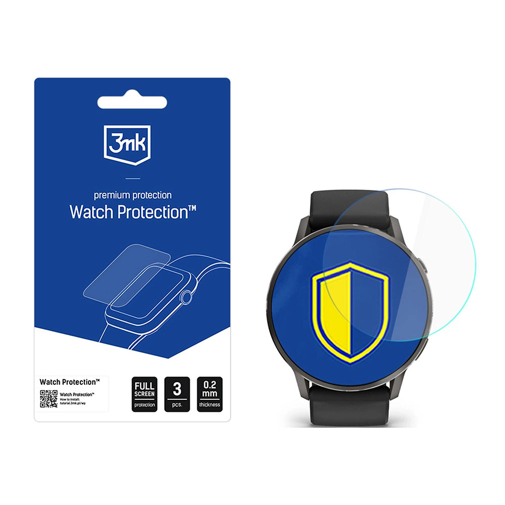 Schutzfolie 3MK Arc für Garmin Venu 4 41mm, Set 3 Stück, Kunststoff