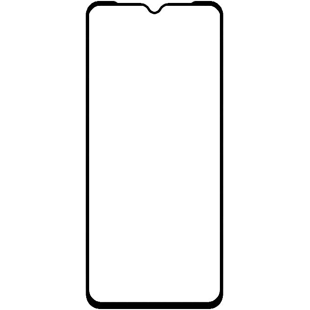 OEM Displayschutzfolie für Xiaomi Redmi 9A / Xiaomi Redmi 9C, gehärtetes Glas, Full Face, Full Glue, 5D, 0.3mm, Schwarz