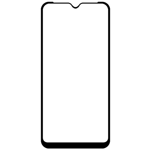 OEM Displayschutzfolie für Samsung Galaxy A10 A105, Glasschutz, vollflächig klebend, schwarz
