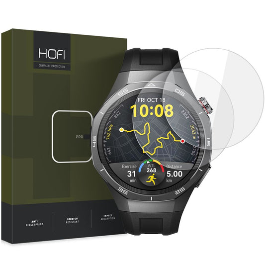 Schutzfolie HOFI Glas PRO+ für Huawei Watch GT 5 Pro 46mm, 2er Set, Schutzglas