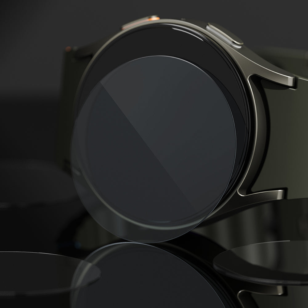 Ringke R6 Schutzfolie für Samsung Galaxy Watch7 44mm, 4er Set, Gehärtetes Glas