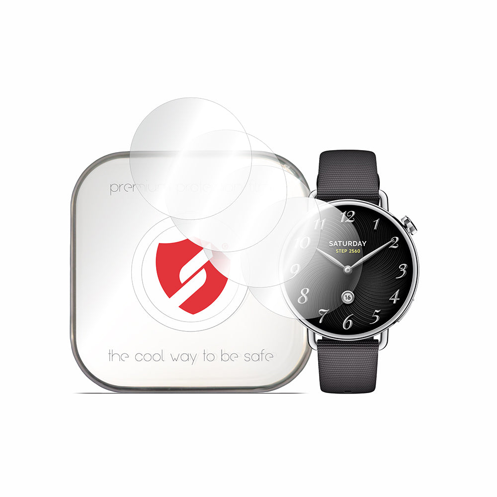 Schutzfolie Smart Protection Premium Classic für Xiaomi Watch S4, Set 4 Stück, Kunststoff