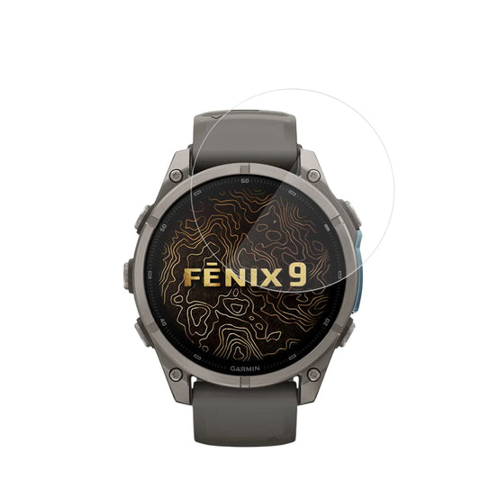 Techsuit Nano Flex Schutzfolie für Garmin Fenix 9 Pro 51mm / Fenix 9 51mm, 2 Stück Set, Kunststoff, Schwarz