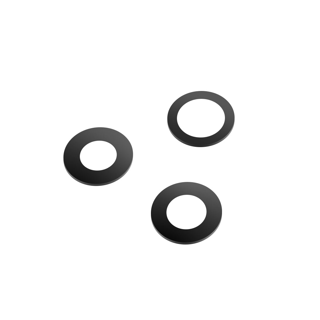 Rückseitiges Kameraglas Apple iPhone 12 Pro Max, Weitwinkel + Ultraweitwinkel + Teleobjektiv, Schwarz