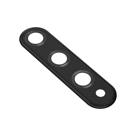 Rückkamera Glas Huawei nova 5T, mit Rahmen, Schwarz