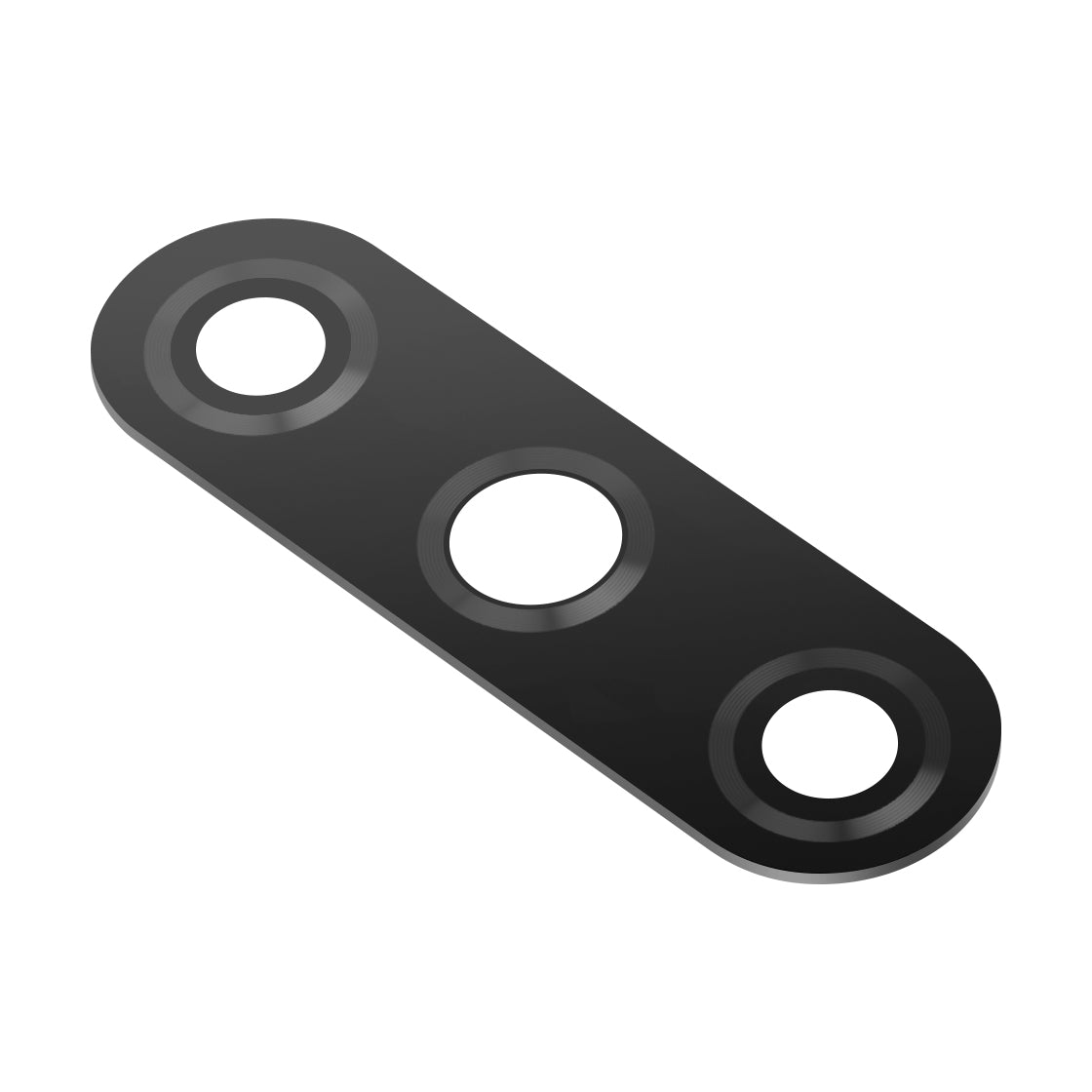 Rückkamera-Glas Motorola Moto E7i Power / E7 Power, Schwarz