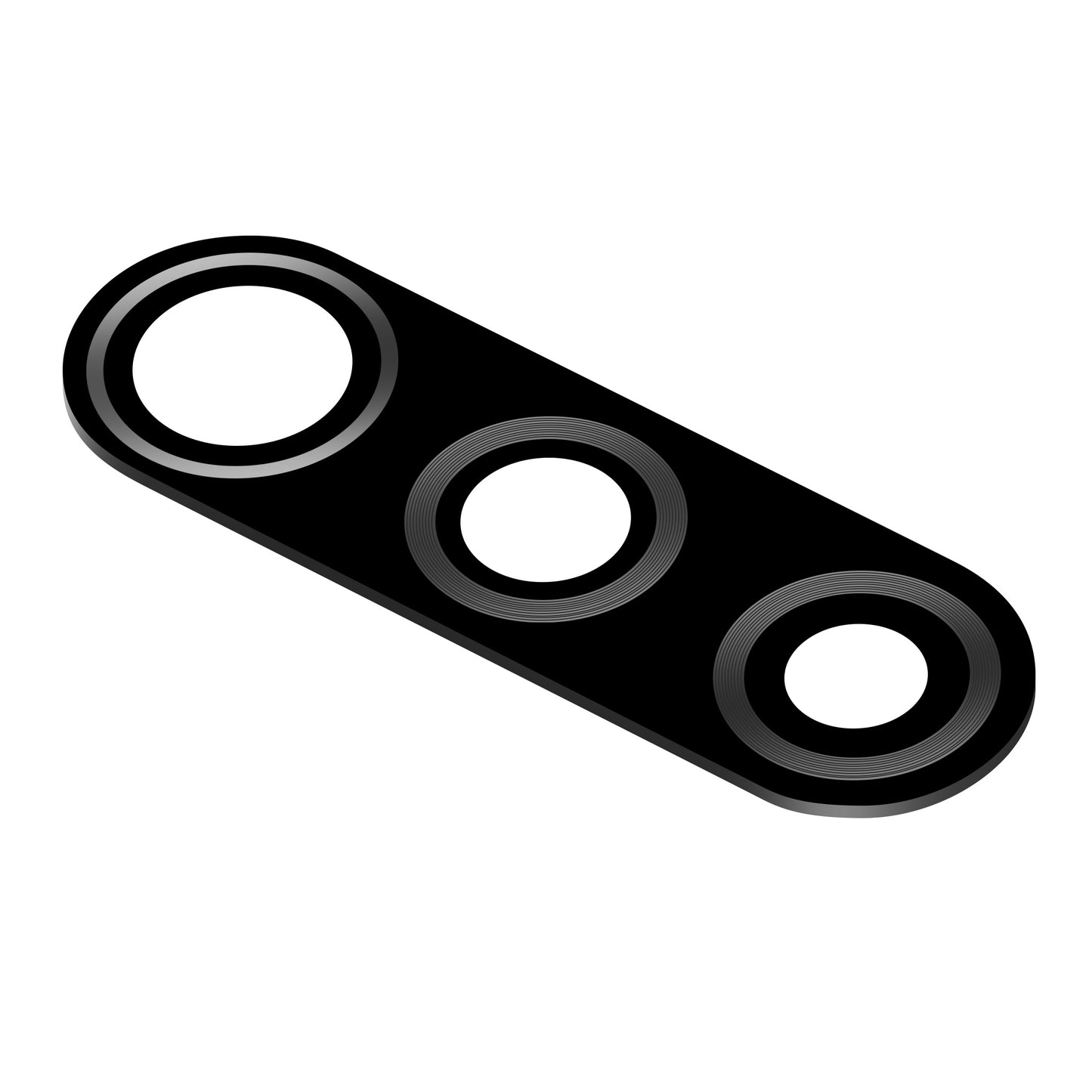 Hinteres Kameraglas Xiaomi Redmi 9, Schwarz