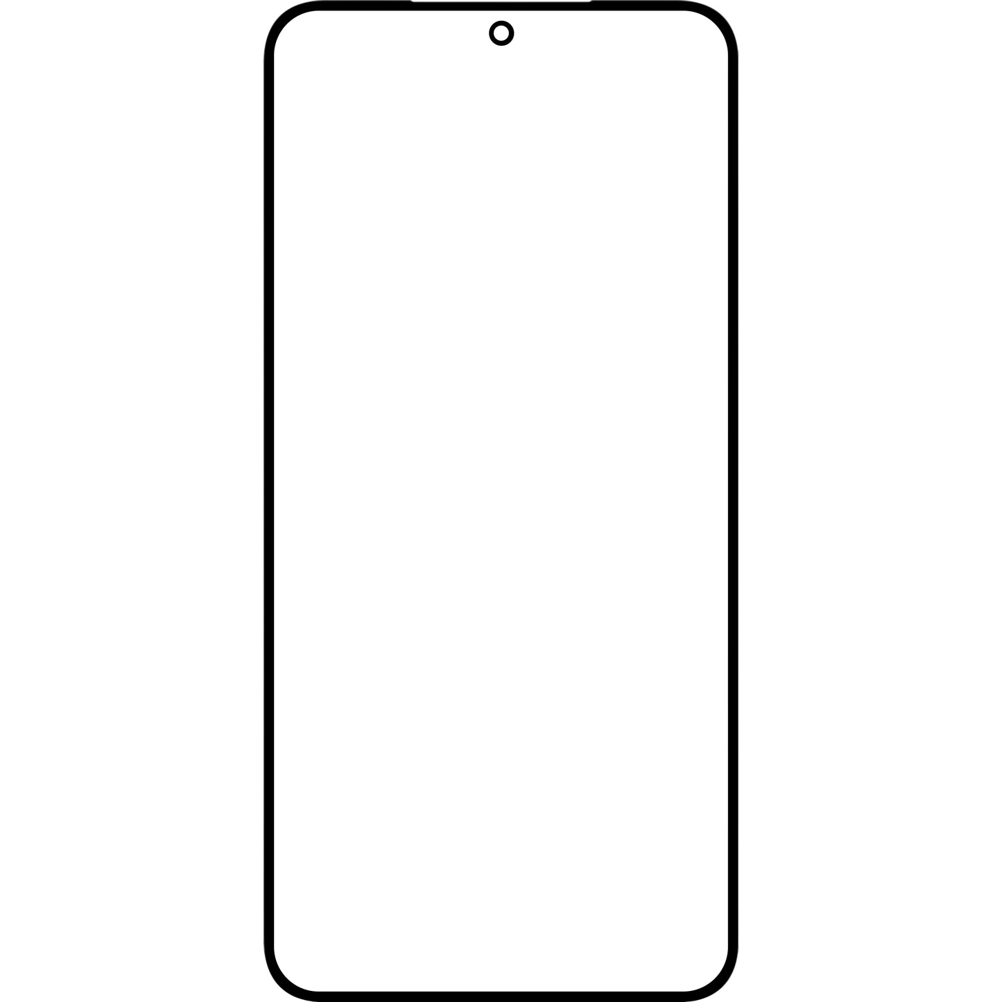 Bildschirmglas + OCA Forward Shield für Samsung Galaxy S22 5G S901, Schwarz