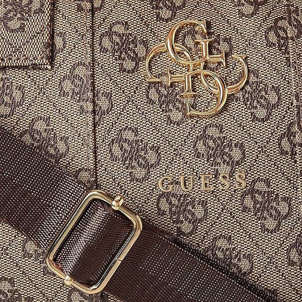 Guess 4G Metal Logo Bag for 15inch - 16inch Laptop, Brown
