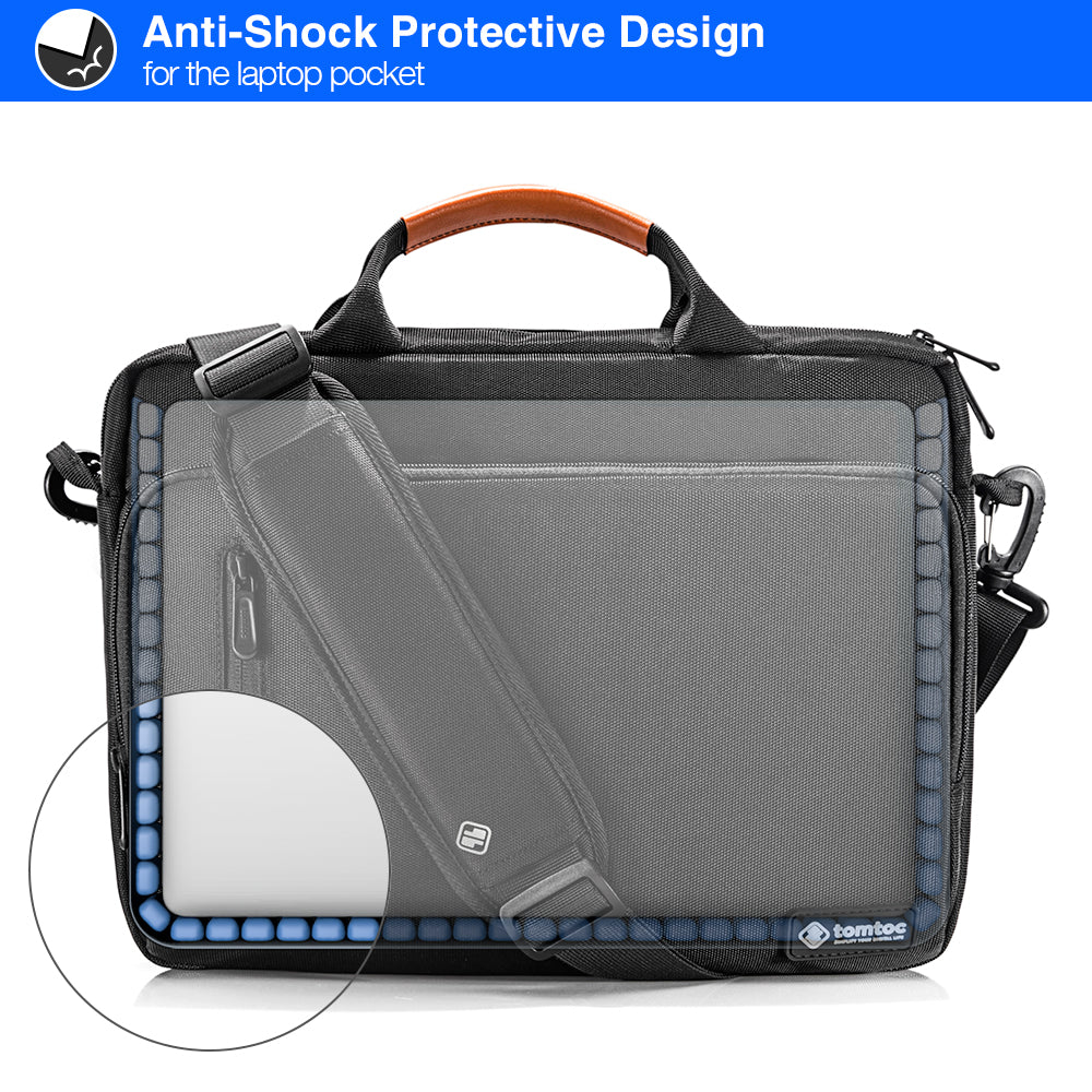 Tomtoc Bag for 16-inch Laptop, Black