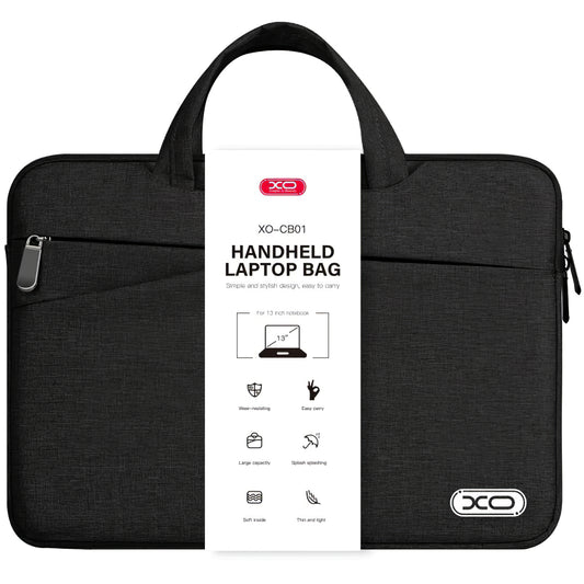 XO Design CB01 13Zoll Laptop-Tasche, Schwarz