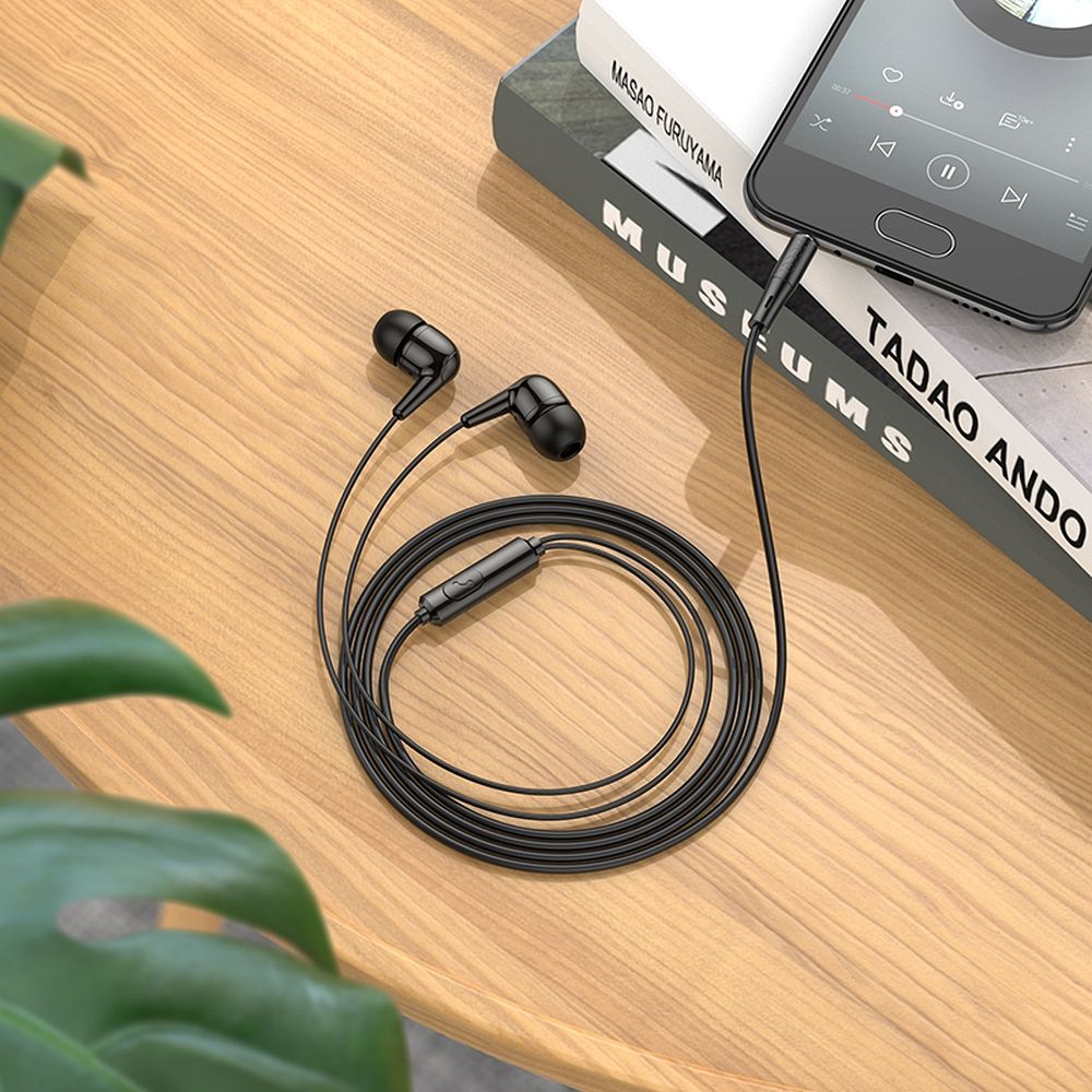 Handsfree 3.5mm HOCO M97, Schwarz