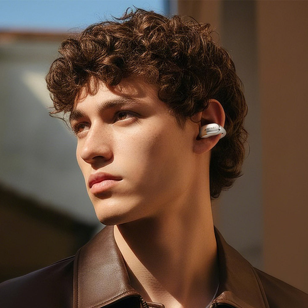 Handsfree Bluetooth Acefast Aceclip Pro, TWS, Gold