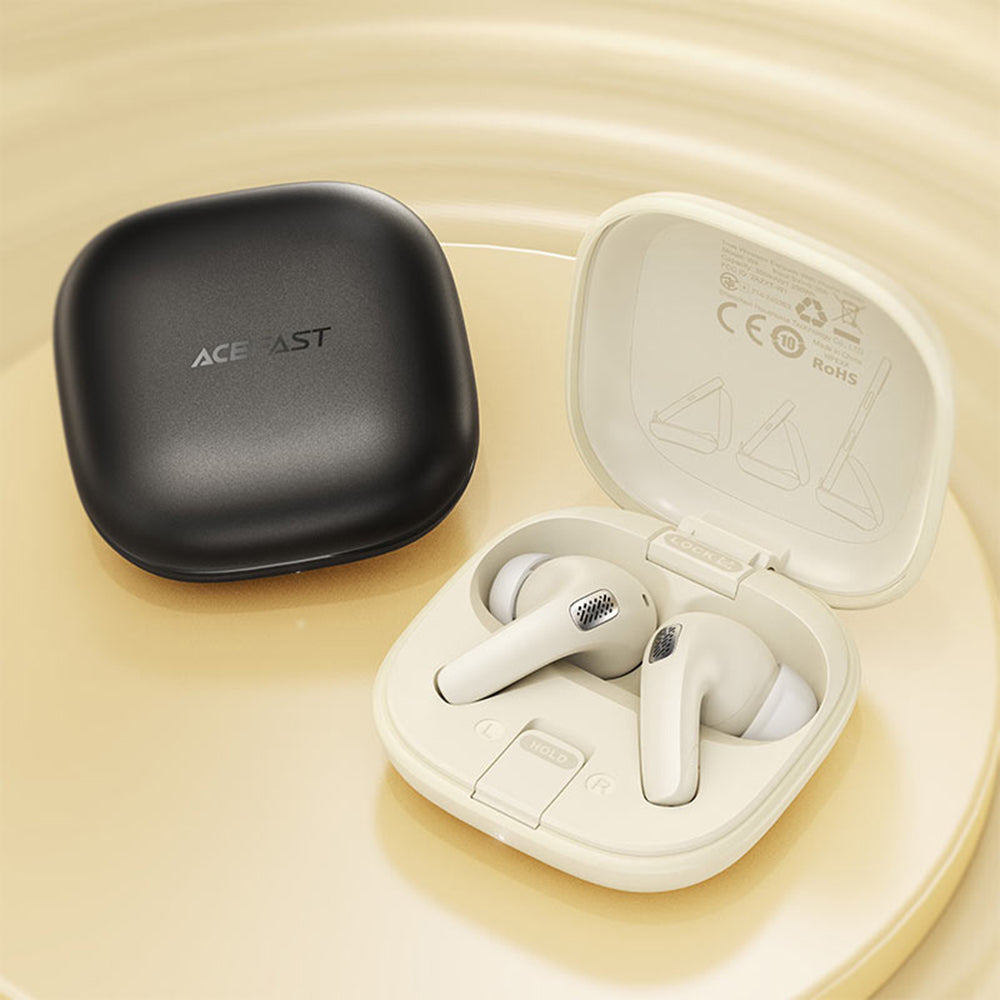 Handsfree Bluetooth Acefast W4, TWS, Schwarz