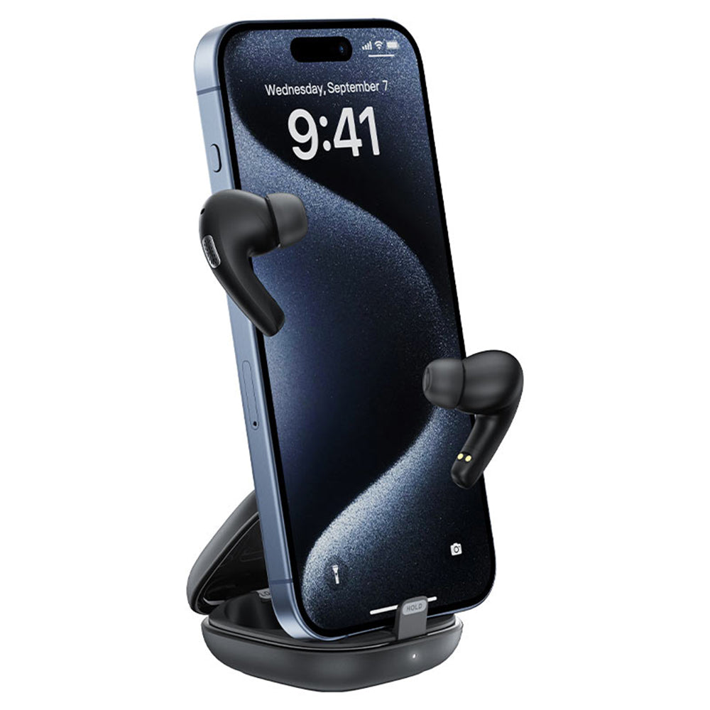 Handsfree Bluetooth Acefast W4, TWS, Schwarz