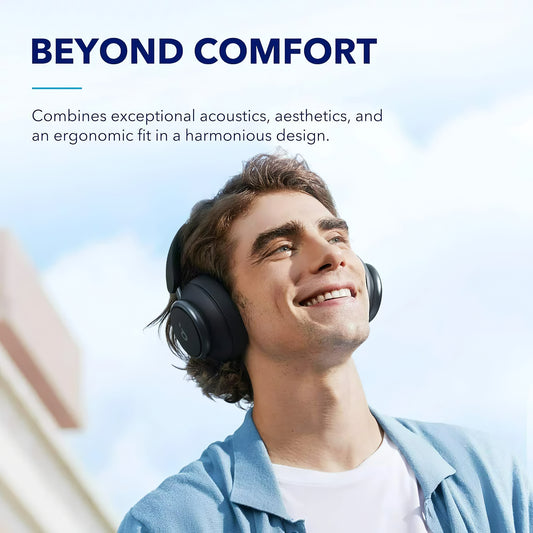 Handsfree Bluetooth Anker SoundCore Space Q45, MultiPoint, A2DP, ANC, Schwarz A3040G11