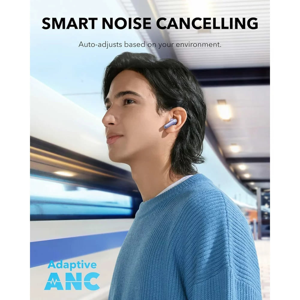 Handsfree Bluetooth Anker SoundCore P40i, TWS, ANC, Purple A3955GQ1