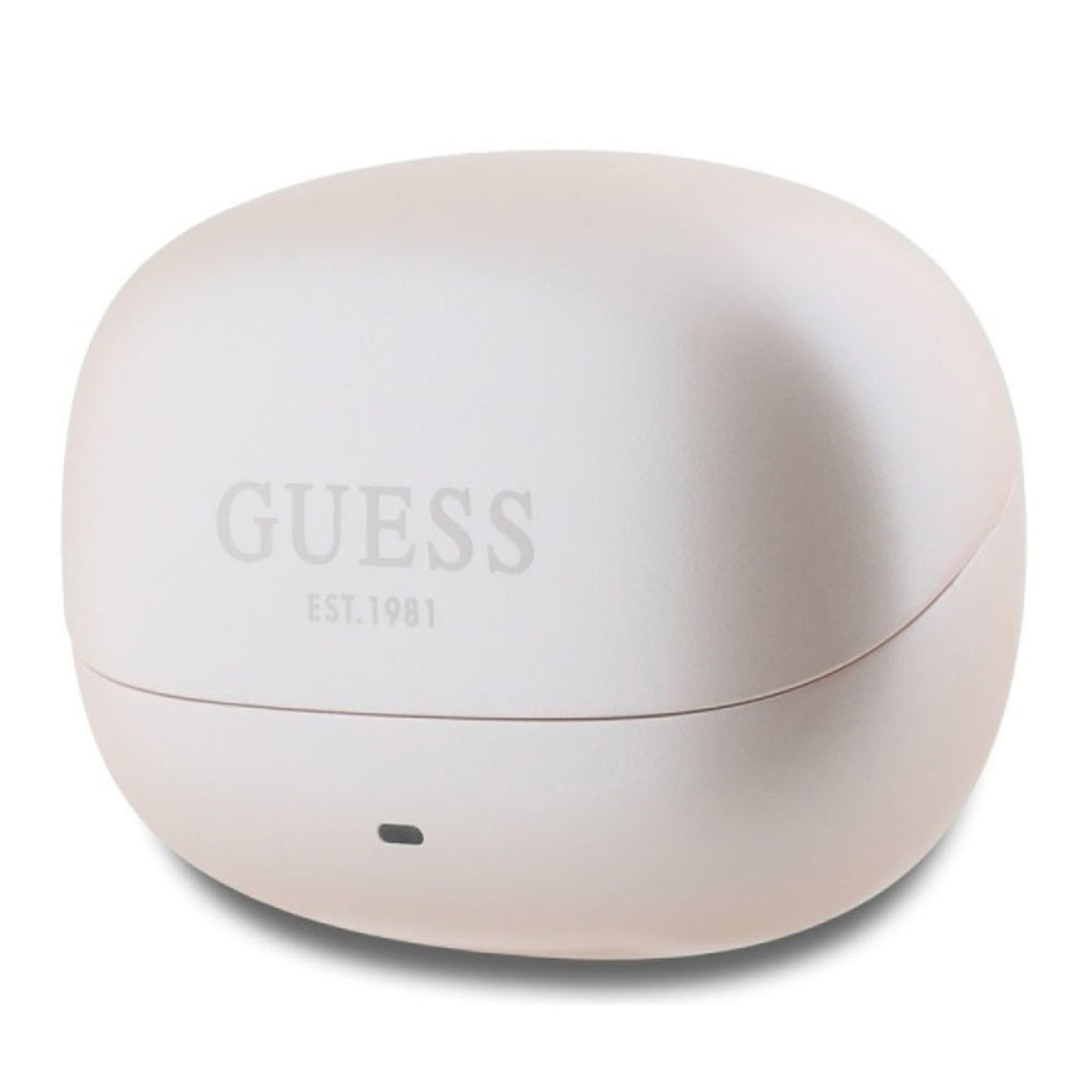 Handsfree Bluetooth Guess Capsule Printed Logo, TWS, ANC, Rosa