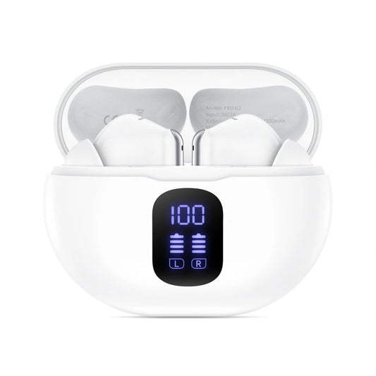 Bluetooth-Freisprecheinrichtung Tech-Protect Ultraboost Pro G2, TWS, Weiß