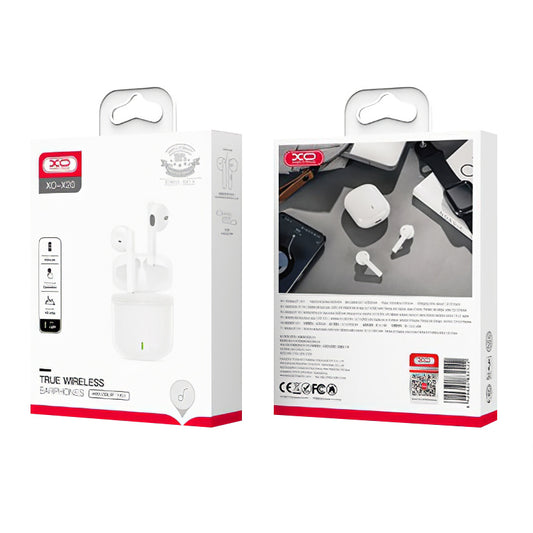 Bluetooth-Freisprecheinrichtung XO Design X20, TWS, Weiß