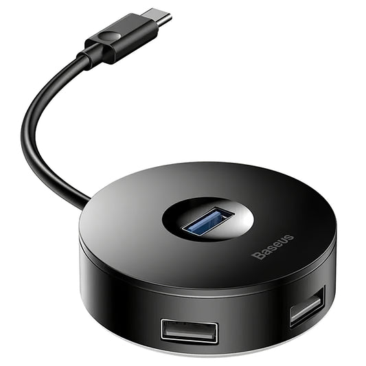 Baseus AirJoy USB-C Hub, 3 x USB-A - 1 x USB-A 3.0, Schwarz CAHUB-G01 CAHUB-G01